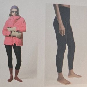 NWT STEMS Fleeced Black Leggings